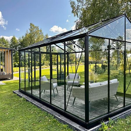 Holiday Houses Lille'S With Sauna Alūksne Exterior foto