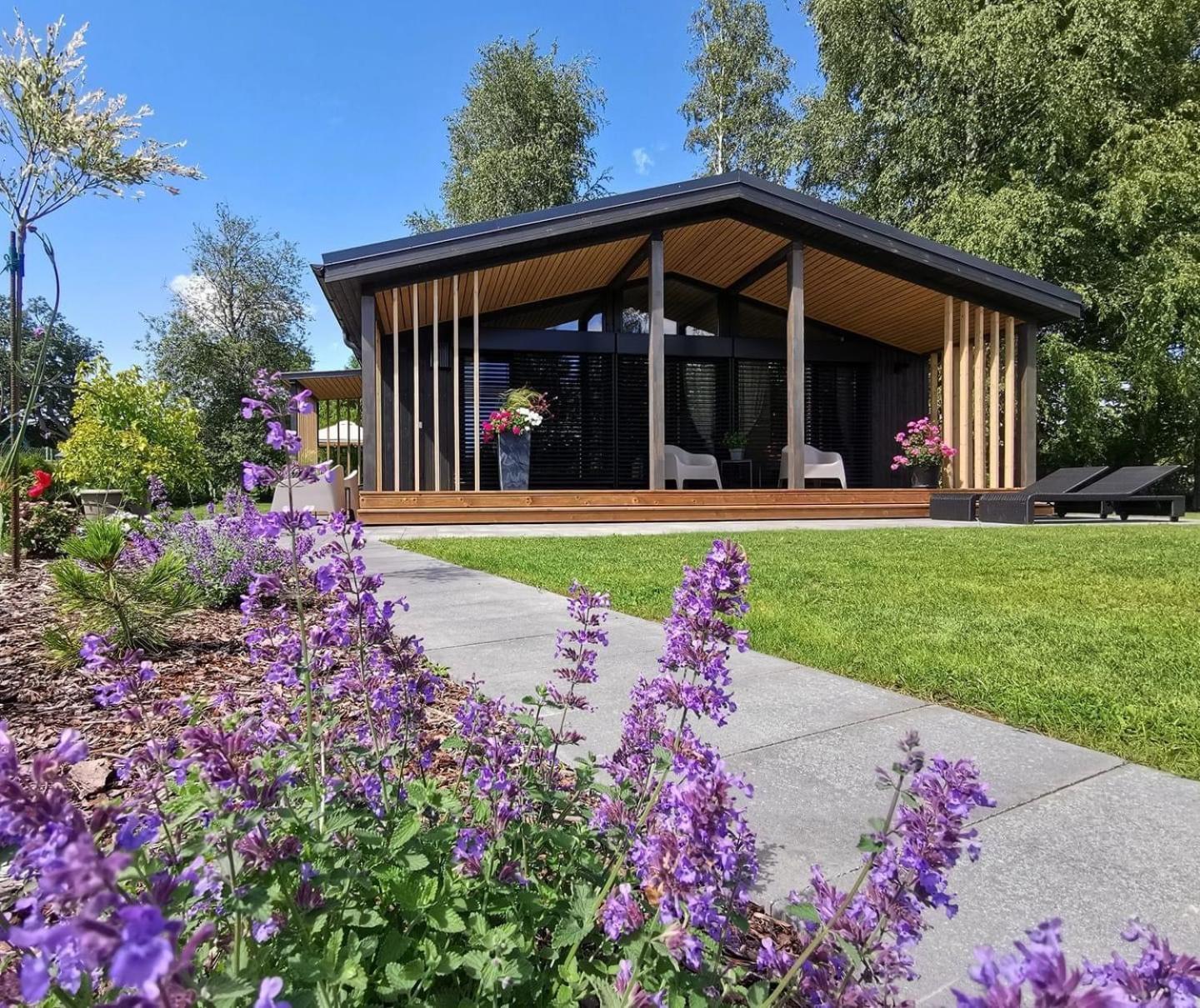 Holiday Houses Lille'S With Sauna Alūksne Exterior foto