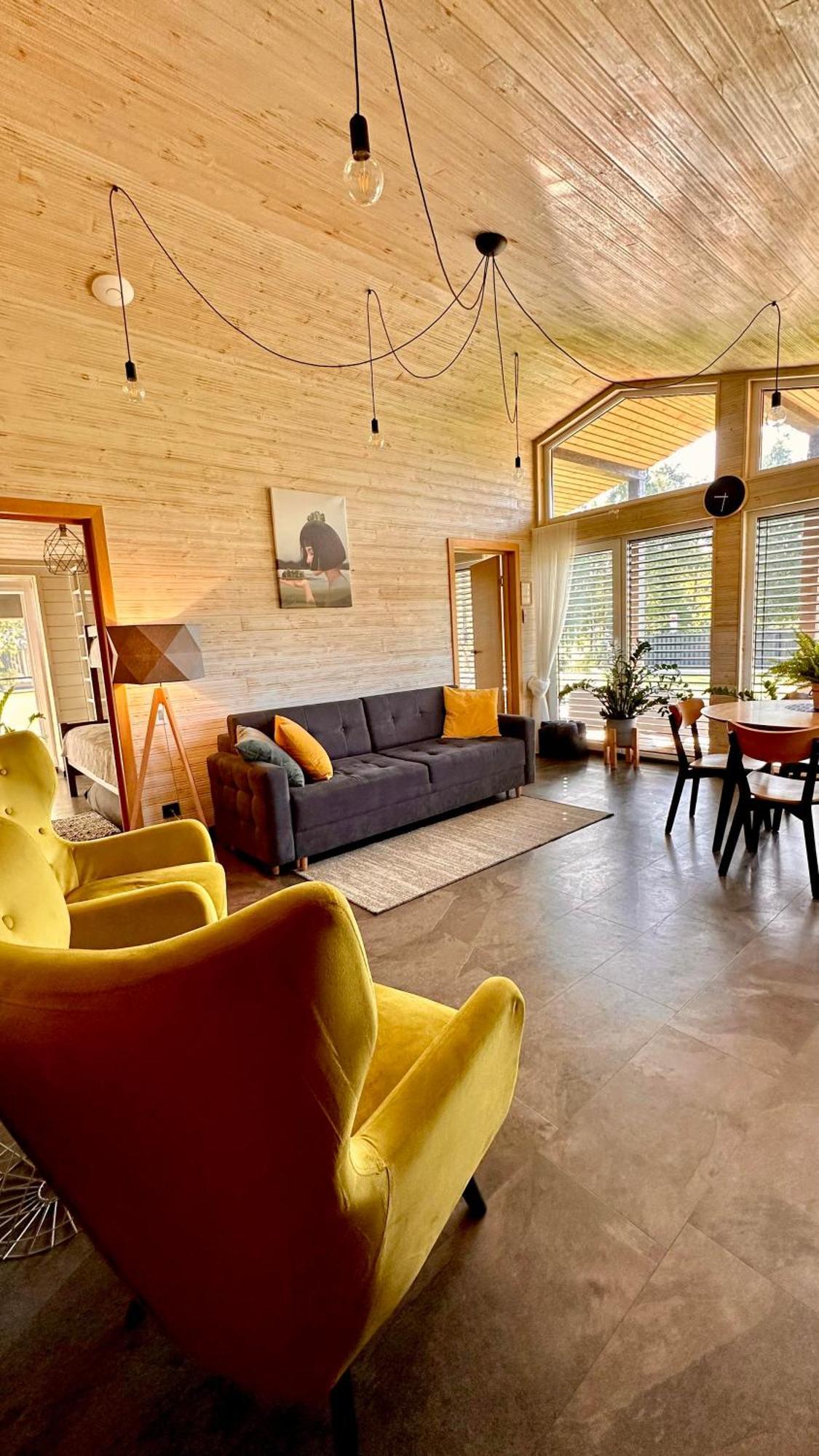 Holiday Houses Lille'S With Sauna Alūksne Exterior foto