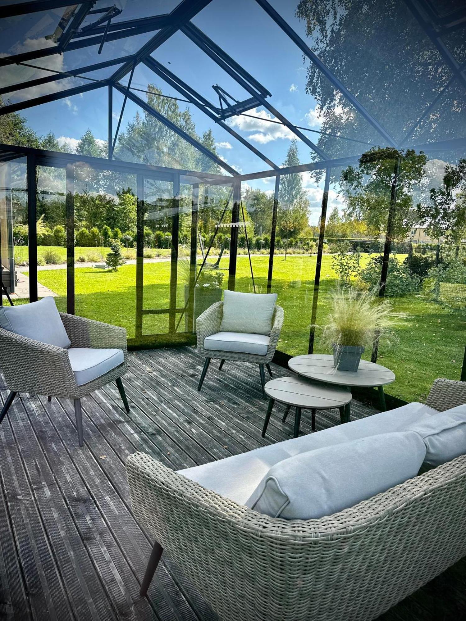 Holiday Houses Lille'S With Sauna Alūksne Exterior foto
